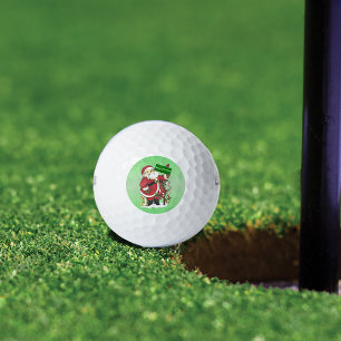 Balles De Golf Santa Claus mignons Animaux Joyeux Noël