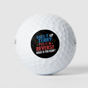 Balles De Golf Sauvegardez Terry Placez-Le Dans Un Feu D'Oeuvre I