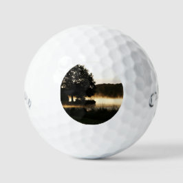 Balles De Golf Scène du lac Morning css gbcna