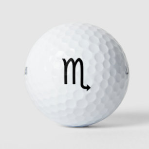 Balles De Golf Scorpio Zodiac Symbole Standard par Kenneth Yoncic