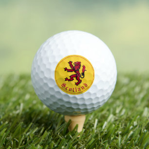 Balles De Golf Scotland Golf Ball, Rampant Lion, patriote écossai