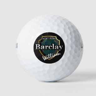Balles De Golf Scottish Clan Barclay Personnalisez votre nom