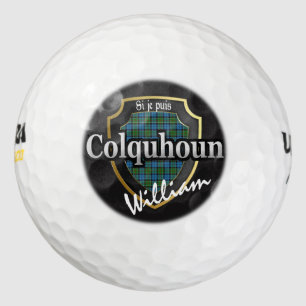 Balles De Golf Scottish Clan Colquhoun Personnalisez votre nom