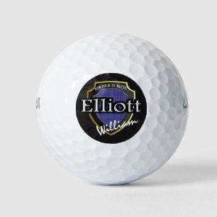 Balles De Golf Scottish Clan Elliott Personnalisez votre nom