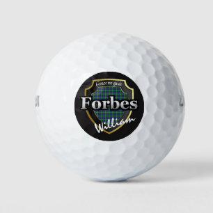 Balles De Golf Scottish Clan Forbes Personnalisez votre nom