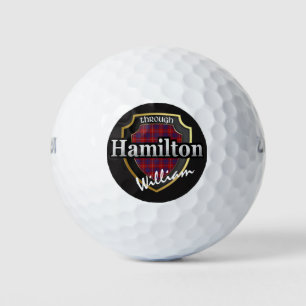 Balles De Golf Scottish Clan Hamilton Personnalisez Votre Nom