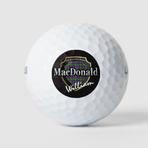 Balles De Golf Scottish Clan MacDonald Personnalisez votre nom
