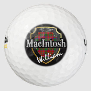 Balles De Golf Scottish Clan MacIntosh Personnalisez votre nom