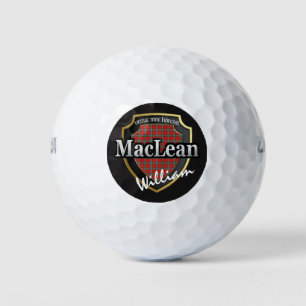 Balles De Golf Scottish Clan MacLean Personnalisez votre nom
