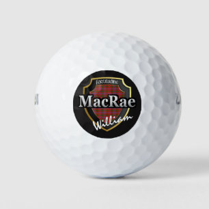 Balles De Golf Scottish Clan MacRae Personnalisez votre nom