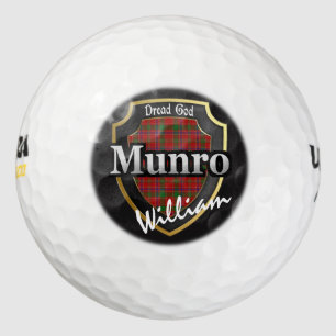 Balles De Golf Scottish Clan Munro Personnalisez votre nom