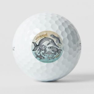 Balles De Golf "Sea Life Matters"