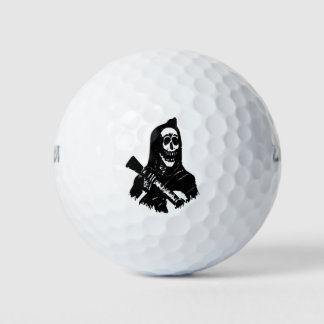 Balles De Golf Sérénade de squelette de guitare