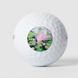 Balles De Golf Sérénité flottante Eau Nymphe Anime Girl
