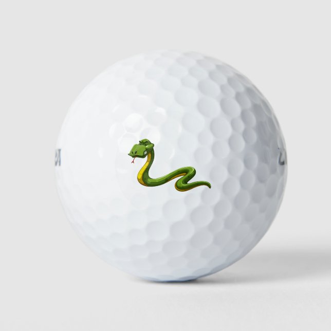 Balles De Golf Serpent vert (Devant)