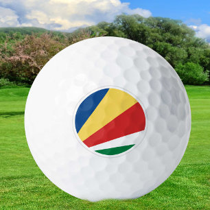 Balles De Golf Seychelles Golf Balls, Drapeau Golfeurs / Patriote