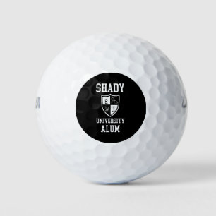 Balles De Golf Shady University Alum grad alma mater sarcastique