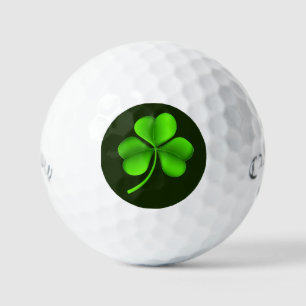 Balles De Golf Shamrock Vert Sur Dark Green css gbcnt