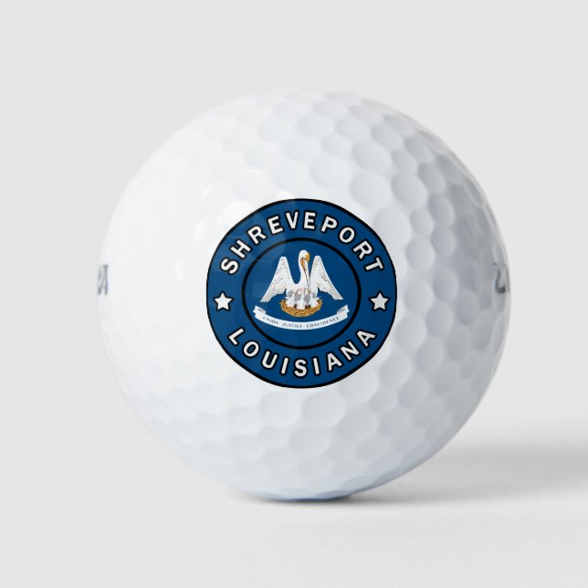 Balles De Golf Shreveport Louisiane (Devant)
