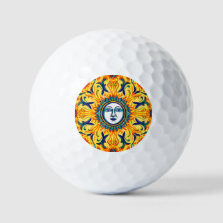 Balles de golf Sicilien Soleil Visage