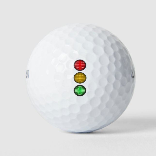 Balles De Golf Signal de trafic Lumière Halloween Idée costume de (Devant)