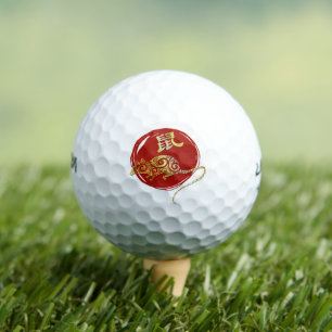 Balles De Golf Signe de constellation Zodiaque chinois de rat
