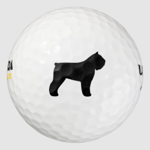 Balles De Golf Silhouette de Bouvier des Flandres