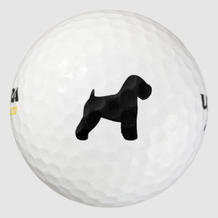 Balles De Golf Silhouette de Terrier Wheaten à Poil Souple