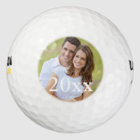 Simple Golfer Photo Wedding Favor Modèle