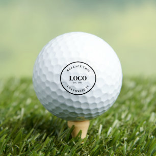 Balles De Golf Simple logo d'entreprise personnalisé pour une soc