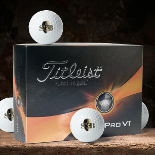 Balles De Golf Skeleton éffrayant Monogramme Skull Golf Balls