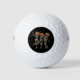 Balles De Golf Skeleton Halloween Citrouille Automne saison Éffra