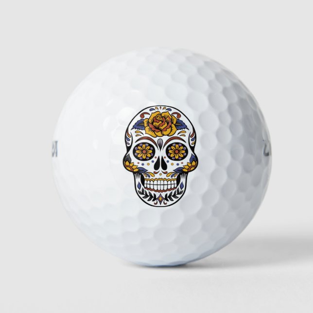 Balles De Golf skull (Devant)
