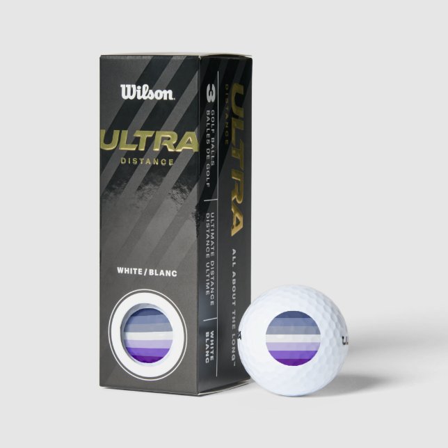 Balles De Golf SlipperyJoe's Butch Lesbian Pride Drapeau gay cade (Emballage)