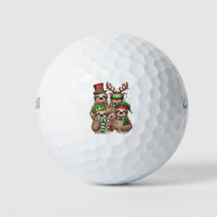 Balles De Golf Sloth Christmas Joyeux Slothmas Sloth Lover Cadeau