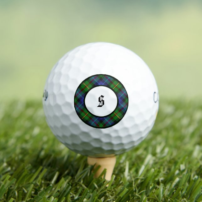 Balles De Golf Smith Tartan Clan Plaid Golf Balls (T-shirt Insitu)