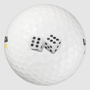 Balles De Golf Snake Eyes Dice Golf Ball