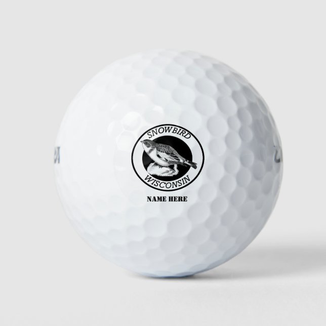 Balles De Golf Snowbird (Devant)