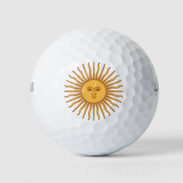 Balles De Golf Soleil argentin (Devant)