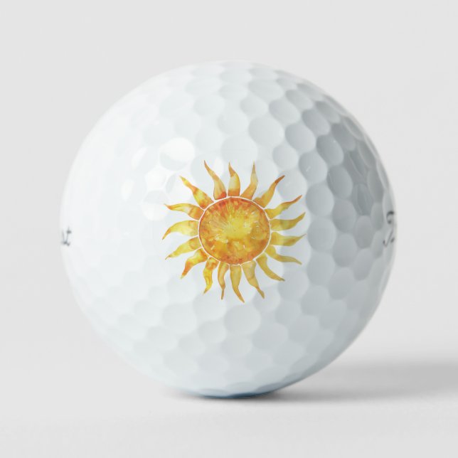 Balles De Golf Soleil brillant (Recto)