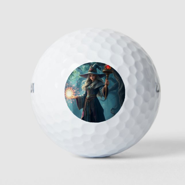 Balles De Golf Sorcière (Devant)