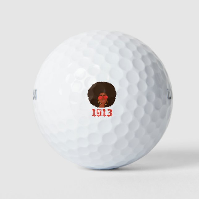 Balles De Golf Sororité Delta 1913 (Devant)