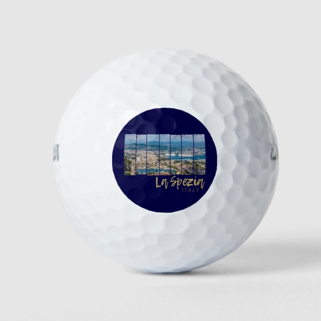 Balles De Golf Souvenir de La Spezia Liguria Italy Vintage (Devant)