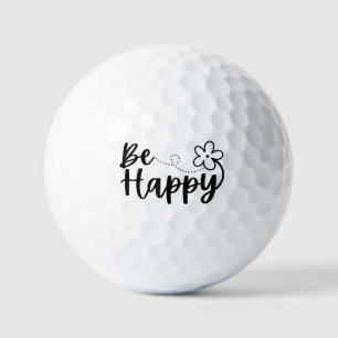 Balles De Golf Soyez heureux Printemps été