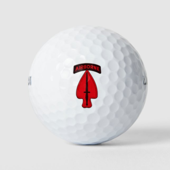 Balles De Golf Spécial ops usasoc soc sof vétérans patch (Devant)