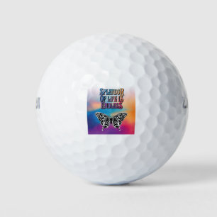 Balles De Golf Splendeur de la vie avec papillon