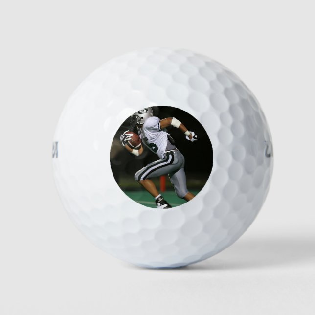 Balles De Golf Sports photo de football personnalisés (Devant)