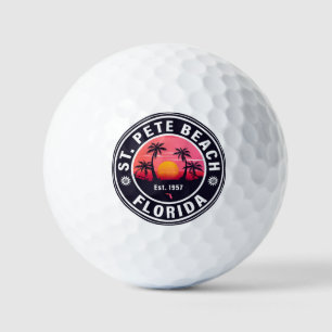 Balles De Golf St Pete Beach Floride Style sportif Vintage 60s