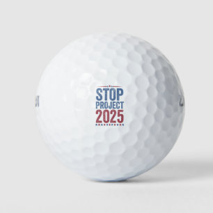 Balles De Golf Stop Project 2025 Trump Harris American Patroitic