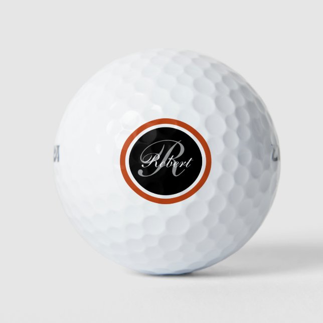 Balles De Golf Style Monogramme masculin (Devant)